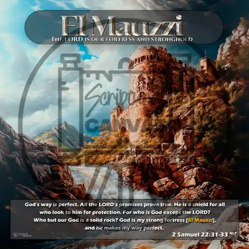 Image of a fortress, representing "El Mauzzi" (The Lord is our fortress)